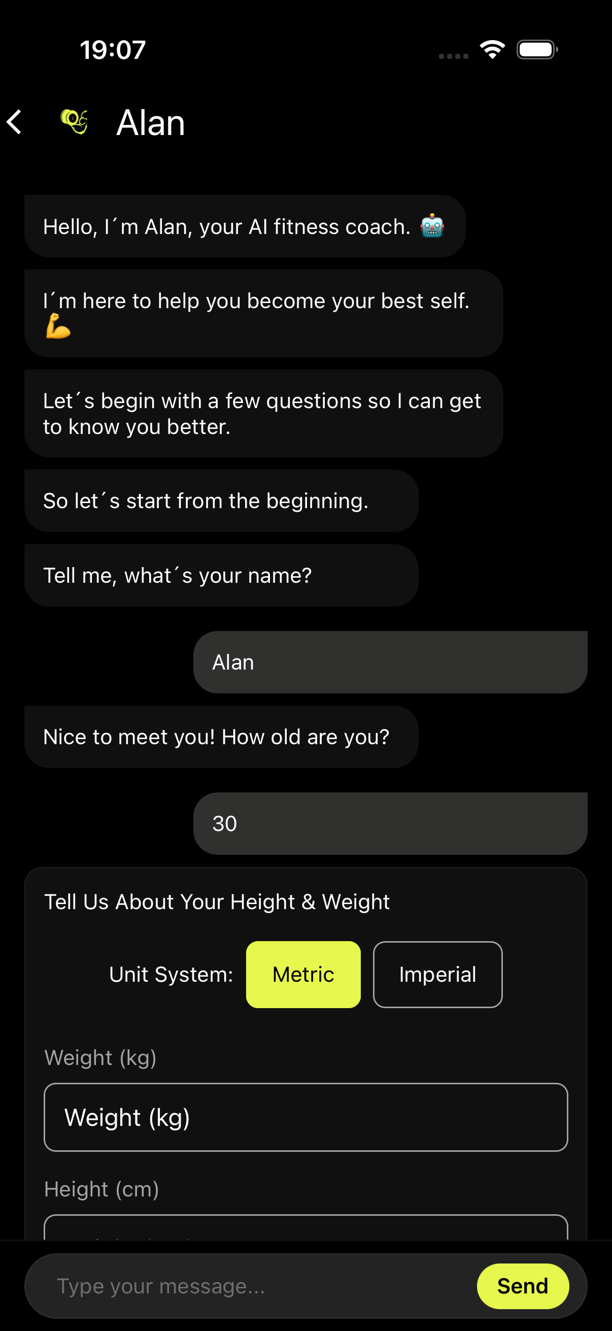 ALAN App Screenshot
